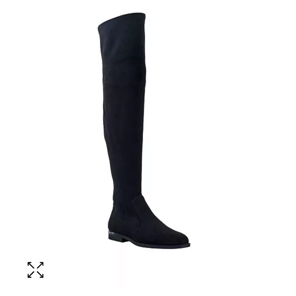 Marc fisher black over knee boot - no heel